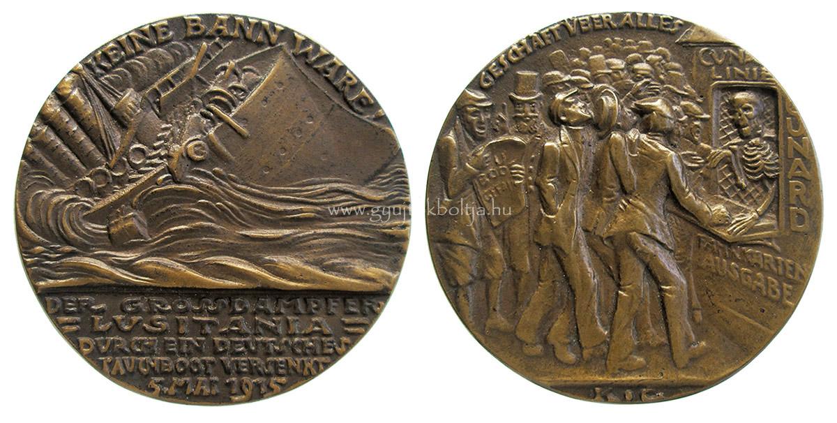 Karl Goetz: Lusitania els�llyed�se 1915. m�jus 5.